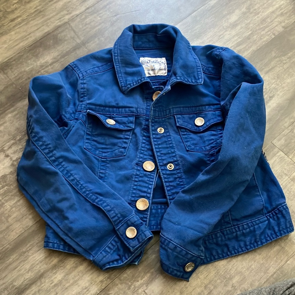 Girls Blue Justice  Denim Jacket